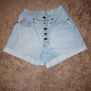Vintage High Waisted Jean Shorts